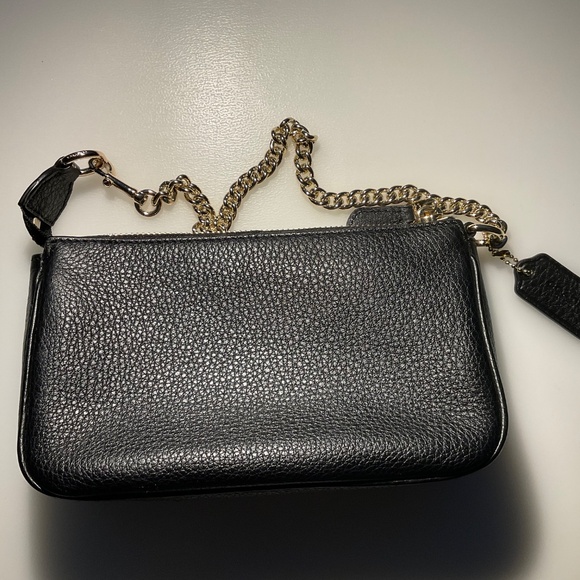 Coach leather black /gold Nolita 19 new with no tags - Picture 9 of 14